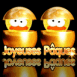 Poussins dans un oeuf "Joyeuses P�ques"