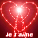Coeur de lumi�re "Je t'aime"