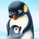 Maman pingouin et son b�b�
