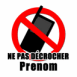 Interdiction de d�crocher