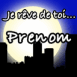Ville dans la nuit "Je r�ve de toi"
