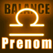 N�on zodiaque balance