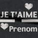 Bande routi�re "Je t'aime"