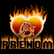 Coeur en flamme "Anarchie"