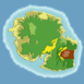 DOM: Ile de la R�union, carte seule