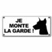 Chien stylis� "Je monte la garde"
