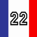France: Drapeau num�ro 22