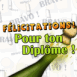 F�licitations pour ton dipl�me