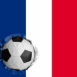 France: Drapeau et ballon encastr�